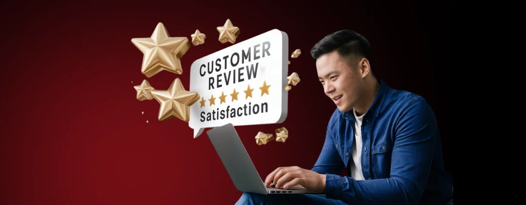 A content moderator ensuring customer satisfaction