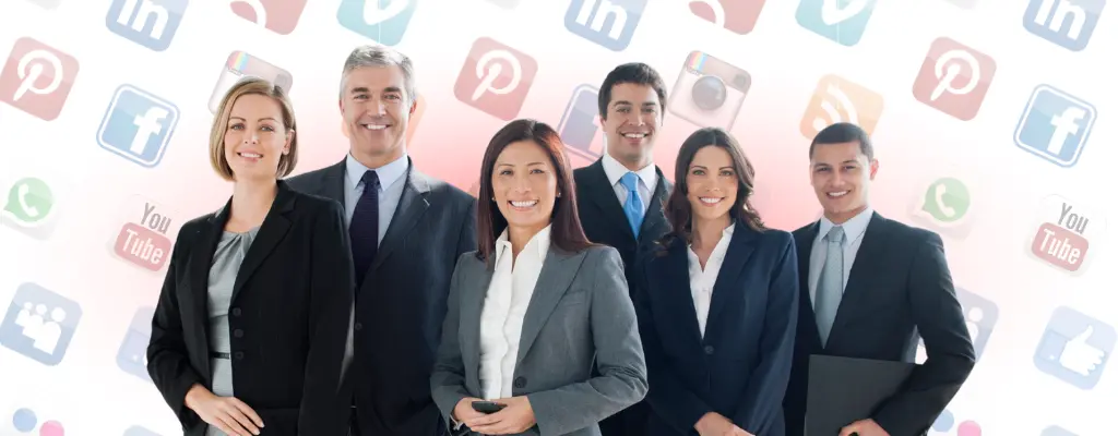 how many businesses use social media​