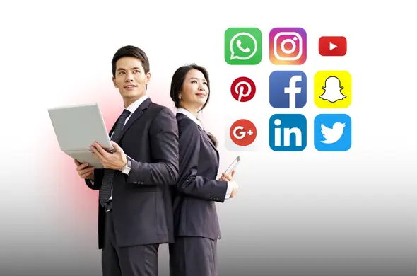 how many businesses use social media​